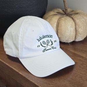 Lululemon Tennis Club Classic Ball Cap *white + green*